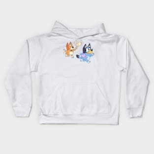 Bluey Running Kids Hoodie